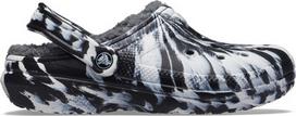 Crocs™ Classic Lined Marbled Clog White/Black 41