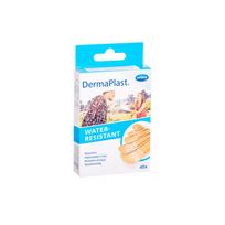  DERMAPLAST WATER RESISTANT, pleistrų rinkinys, 5 dydžiai, 40 vnt.