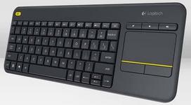 logitech touch keyboard - Logitech K400 Plus Black (Juoda) - 2 nuotrauka