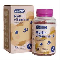  AMBIO MULTIVITAMINAI VAIKAMS, 50 guminukų