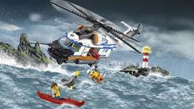 lego sraigtasparnis - LEGO City Heavy-duty Rescue Helicopter 60166 - 3 nuotrauka