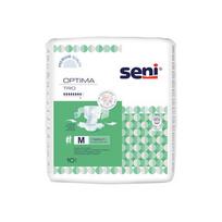 SENI OPTIMA TRIO Premium juostinės sauskelnės, M dydis N10