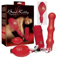 Pripučiamas vibruojantis analinis kaištis Bad Kitty Unisex Zeppelin