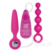 Vibruojančių analinių kaiščių rinkinys "Booty Vibro Kit"​