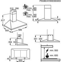 montuojamas gartraukis - Electrolux EFF60560OX - 8 nuotrauka