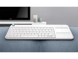 wireless keyboard - Logitech K400 Plus White (Balta) - 5 nuotrauka
