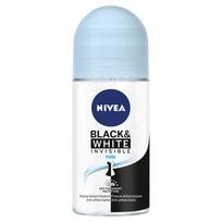 Nivea Black & White Invisible Pure rutulinis dezodorantas 50 ml