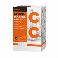livol extra vitaminas -  LIVOL EXTRA vitaminas C, 400 MG, juodųjų serbentų skonio, 50 kramtomųjų tablečių - 1 nuotrauka