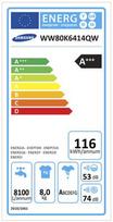 dziovykles 8 kg a - Samsung WW80K6414QW - 14 nuotrauka