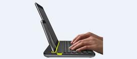 mulers - Logitech K480 Black (Juoda) - 3 nuotrauka