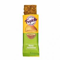  TROPICKS džiovintų mangų ir pasiflorų batonėlis, 20 g
