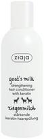 ozkos pienas -  Ziaja ožkų pieno plaukų kondicionierius su keratinu, 200 ml - 1 nuotrauka