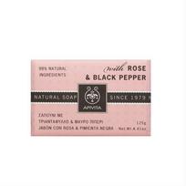  APIVITA NATURAL, muilas su rožėmis ir juoduoju pipiru, 125 g