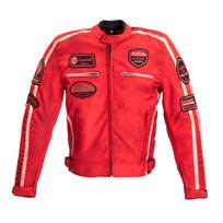Vyriška moto striukė W-TEC Patriot raudona, tekstilinė