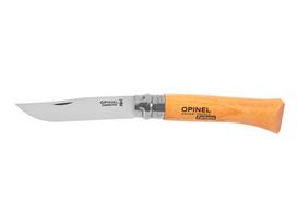 Sulankstomas peilis Opinel 10, anglies plienas, buko medienos