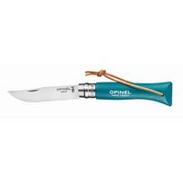 Peilis Opinel Colorama 06 Inox Hornbeam, turkio spalvos, su dirželiu