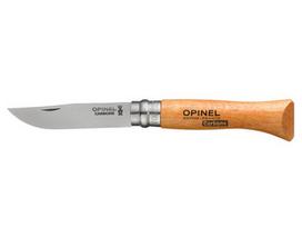 Peilis Opinel 6, anglies nerūdijantis plienas, buko medienos