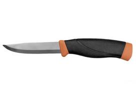 Tvirtas peilis Morakniv Companion, tamsiai oranžinis, nerūdijančio plieno
