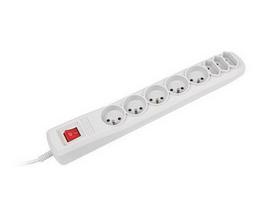 ilgiklius - Natec Surge Protector 8 Outlet Grey 5m - 3 nuotrauka