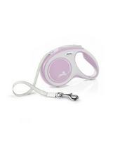 FLEXI New Comfort M Tape 5 m rose automatinis pavadėlis