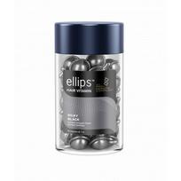 tepami vitaminai plaukams - Ellips Tepami vitaminai intensyviam tamsių plaukų atstatymui su keratinu Silky Black Pro Keratin - 1 nuotrauka