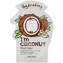 TONYMOLY I'm Real Coconut Sheet Mask Drėkinamoji lakštinė veido kaukė