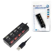 usb jungiklis - LogiLink USB 2.0 HUB, 4-Port UA0128 - 2 nuotrauka
