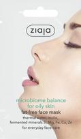  ZIAJA Mikrobiominė veido kaukė riebiai odai 7 ml
