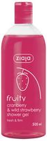 zemuoges - Vaisinė spanguolių ir žemuogių dušo želė Ziaja, 500 ml - 1 nuotrauka