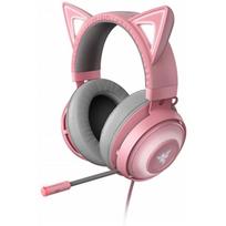 razer headphones kraken - Razer Kraken Kitty Wired Quartz (Rožinės) - 2 nuotrauka