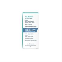  DUCRAY HIDROSIS CONTROL, veido, rankų ir pėdų kremas-antiperspirantas nuo gausaus prakaitavimo, 50 ml