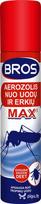 BROS MAX aerozolis nuo uodų ir erkių, 90 ml