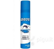 Aerozolinis purškiklis nuo uodų ir erkių Bros 90 ml
