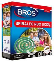 BROS spiralės nuo uodų, 10 vnt.