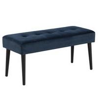 Pufas Home4you Glory AC85703, mėlynas, 95 cm x 38 cm x 45 cm