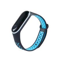 Fusion Accessories Dots Band For Xiaomi Mi Band 3 / Mi Band 4 Blue