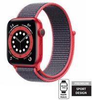 Crong Nylon sport band for Apple Watch 42/ 44mm Electric pink