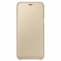 samsung a6 - Dėklas Samsung Galaxy A6 Wallet Case Gold - 2 nuotrauka