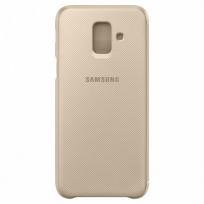 samsung a6 - Dėklas Samsung Galaxy A6 Wallet Case Gold - 3 nuotrauka