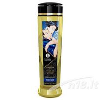 erotinis masazas - Shunga Seduction Midnight Flower masažinis aliejus, 240 ml - 1 nuotrauka
