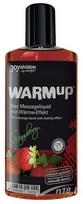 Masažo aliejus "Warm up Strawberry" Joy Division 150 ml.