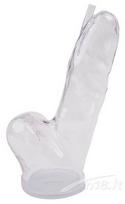 Frohle varpos cilindras Realistic Penis Cylinder L, skaidrus
