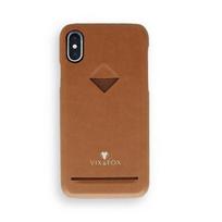 VixFox Card Slot Back Shell for Iphone XSMAX caramel brown