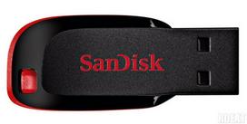 SanDisk Cruzer Blade 128GB Black (Juodas)
