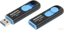 atmintine 128gb usb 2.0 - ADATA UV128 128GB Blue (Mėlynas) - 3 nuotrauka