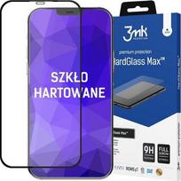 3MK HardGlass Max For iPhone 12/12 Pro, Juodas, Antifingerprint screen protector