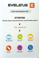 Evelatus Universal Evelatus Planšetinis kompiuteris Hydrogel Transparent Film for cutter