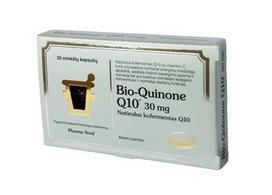 Bio-Quinone kofermento Q10 30 mg kapsulės, N30