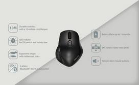bluetooth mouse - Asus MW203 Black (Juoda) - 4 nuotrauka