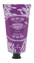 Institut Karite Light Hand Cream Lavender & Shea 75ml Moterims Rankų kremai
